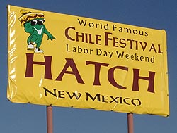 Hatch Festival Sign